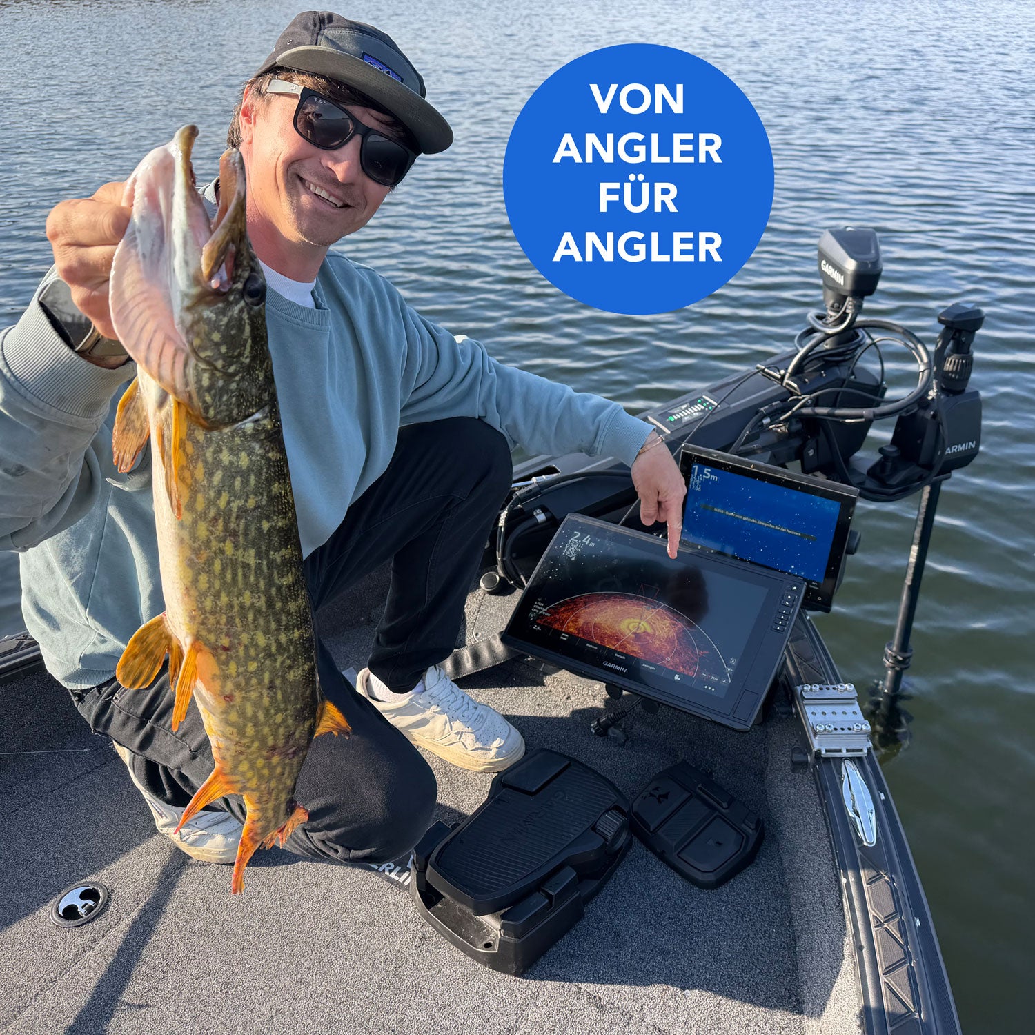 Garmin Spy Pole Elektrische Geberstange mit GT360UHD-Geberkit