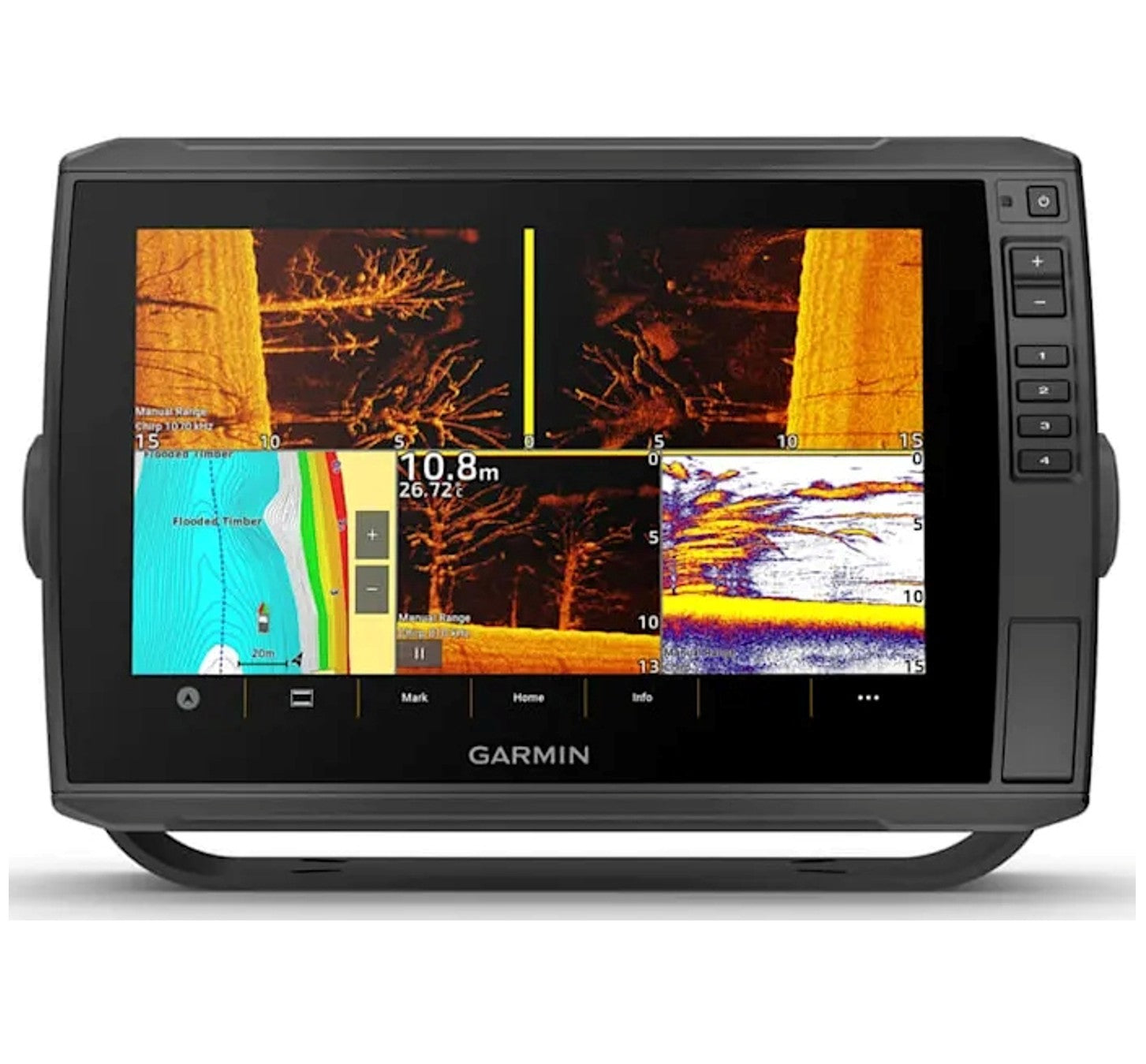 GARMIN ECHOMAP™ Ultra 2 102sv Kartenplotter mit GT56UHD-TM Geber