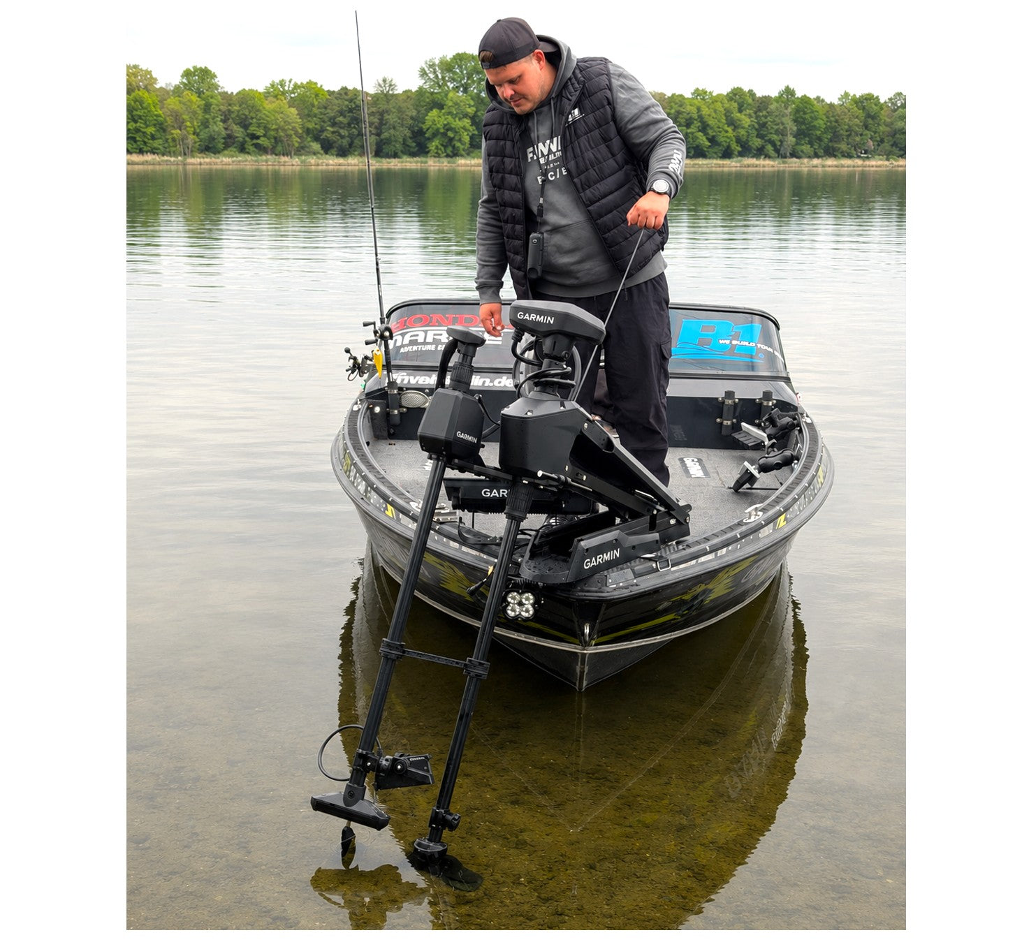 GARMIN Force® Pro Trolling Motor mit integriertem GT56UHD Geber