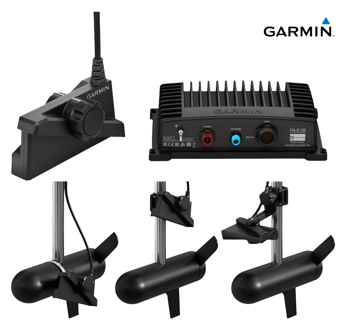 GARMIN LiveScope™ Plus System mit GLS 10™ Echolot Black Box und LVS34 Geber