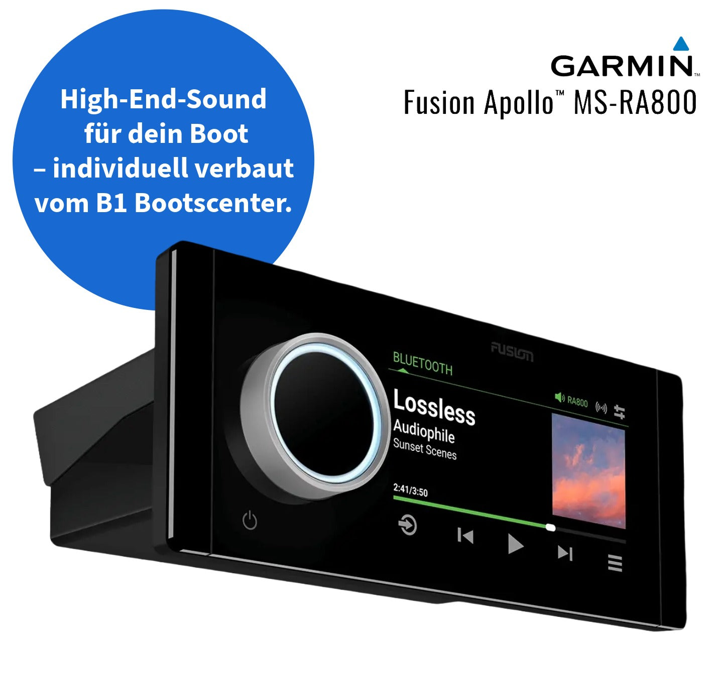 GARMIN Fusion Apollo™ MS-RA800 Marineradio