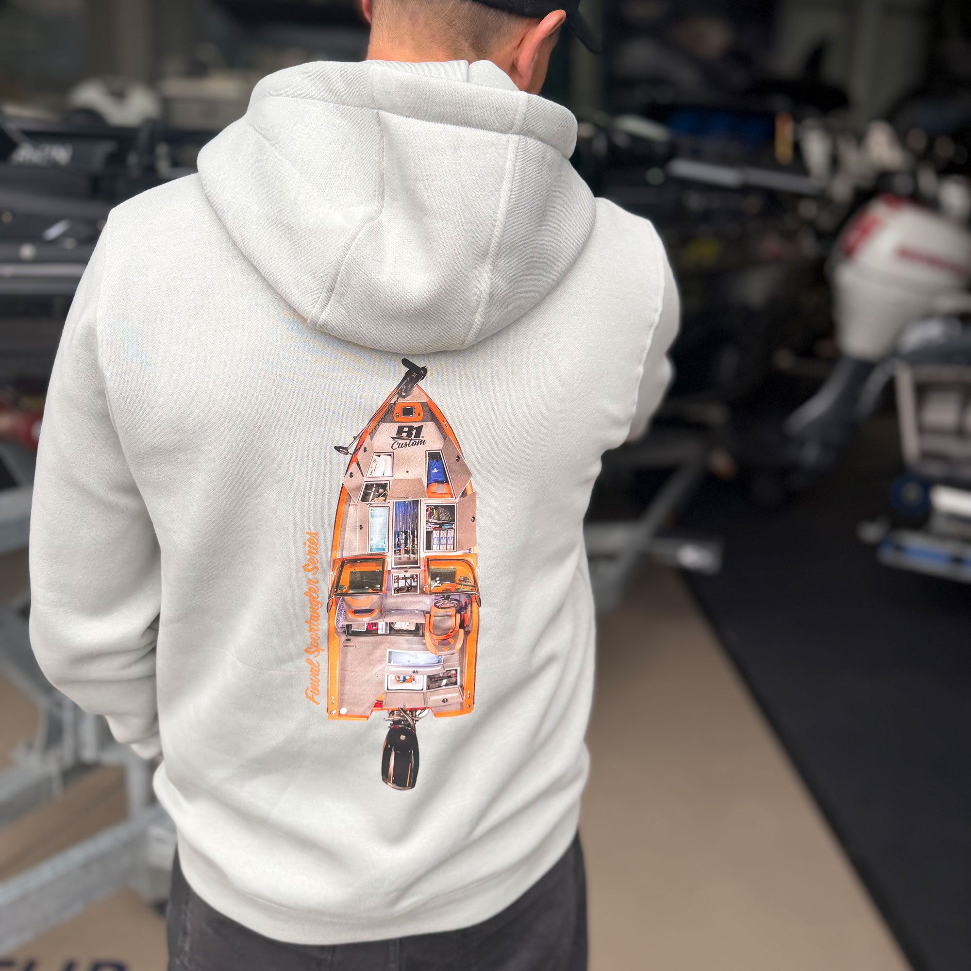 Finval Sportangler Hoodie Lightgrey