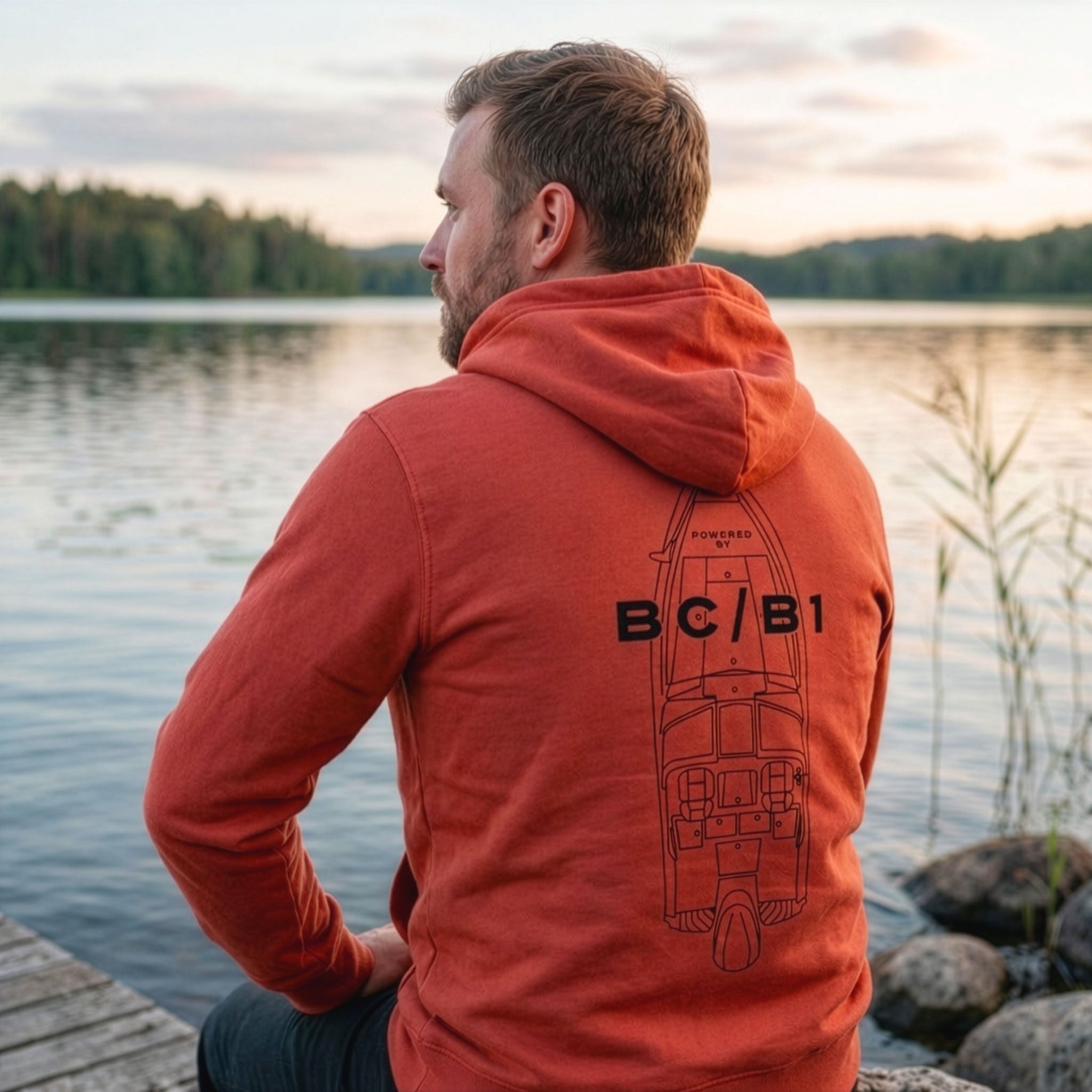 Finval Perfomance Hoodie Paprikarot