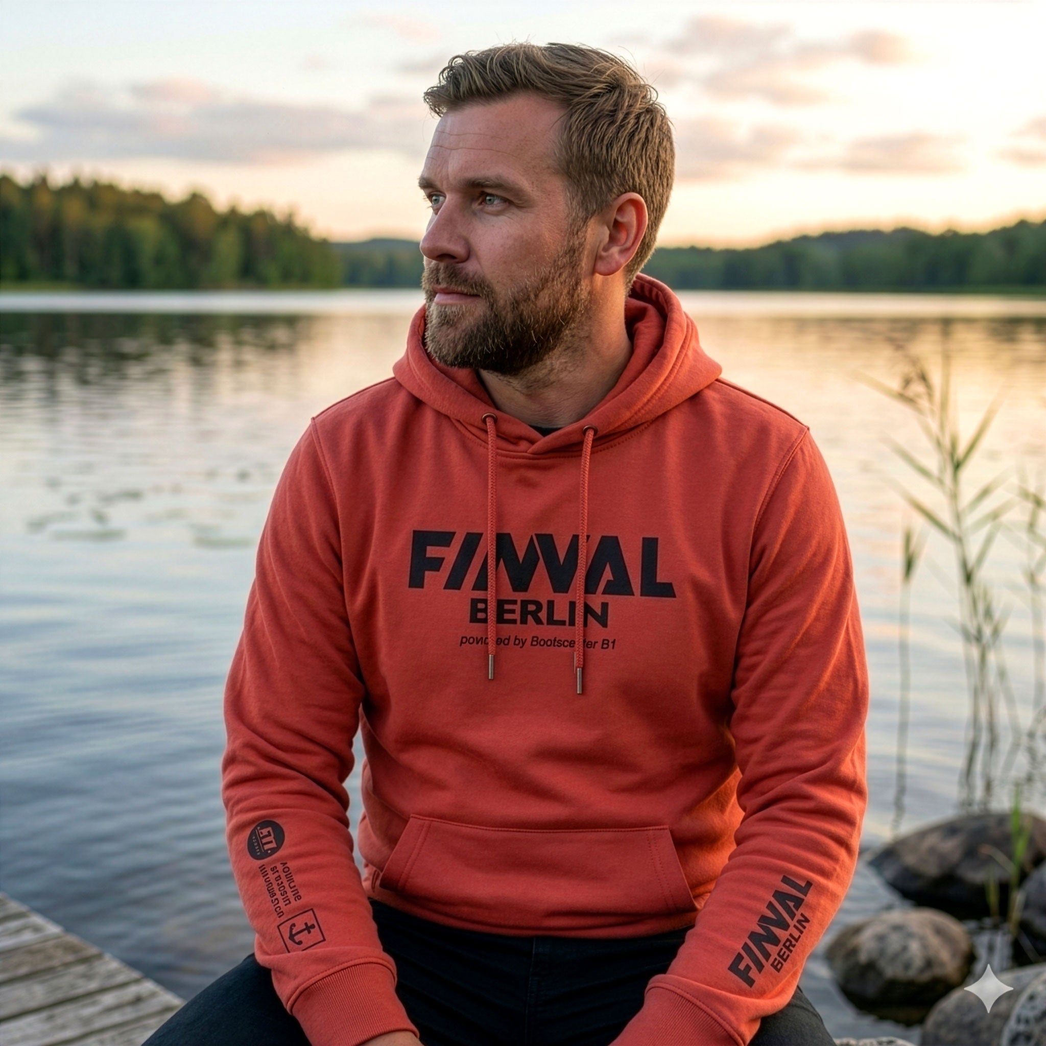 Finval Perfomance Hoodie Paprikarot