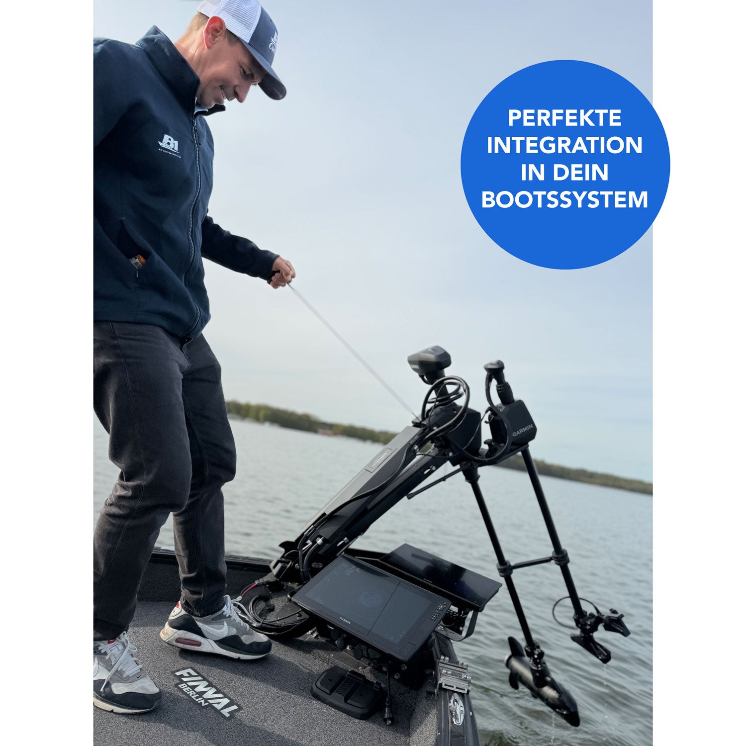 Garmin Spy Pole Elektrische Geberstange mit GT360UHD-Geberkit